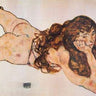 Canvas Art Print Lying Nude 1917 Museum subject by Stanfield Moore Claude T Fine Art Print quality