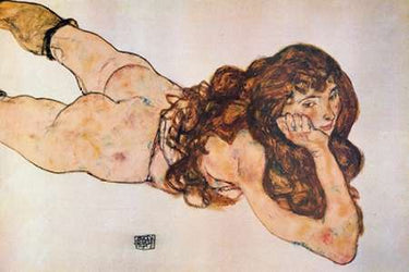 Canvas Art Print Lying Nude 1917 Museum subject by Stanfield Moore Claude T Fine Art Print quality