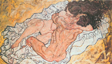 Canvas Art Print Umarmung Museum subject by Toulouse-Lautrec Henri Fine Art Print quality