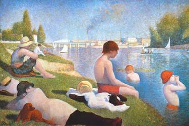 Canvas Art Print Bathing At Asnieres Museum subject by Turkey Abdullah Bokhari Fine Art Print quality