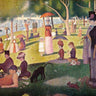 Canvas Art Print Sunday Afternoon On The Island Of La Grande Jatte Museum subject by Unknown Fine Art Print quality