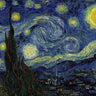 Canvas Art Print Starry Night Museum subject by White Ladder Fine Art Print quality