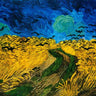 Canvas Art Print Crows Over Wheat Field Museum subject by Podt Martin Fine Art Print quality