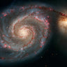 Canvas Art Print M51 - The Whirlpool Galaxy Photography subject by Raphael Fine Art Print quality