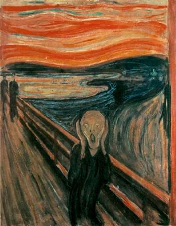 Canvas Art Print The Scream, 1893 Museum subject by Rae Henrietta Fine Art Print quality
