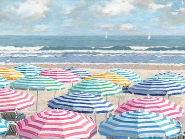 Canvas Art Print Seaside Sunny Day Coastal subject by Suherman Martha Fine Art Print quality