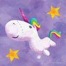 Canvas Art Print Rainbow Unicorn III Humor subject by Sterling Amber Fine Art Print quality