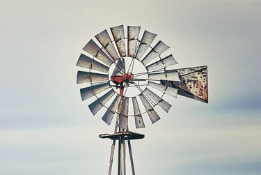 Canvas Art Print Windmill Close-Up Photography subject by Sterling Amber Fine Art Print quality