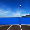 Canvas Art Print Parking In Blue Photography subject by Urlings Lou Fine Art Print quality