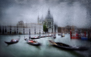 Canvas Art Print It Was Raining In Venice Photography subject by abu milad Emil Fine Art Print quality