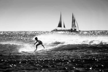 Canvas Art Print Wind Surfing Figurative subject by Meikle de Vlas Petra Fine Art Print quality