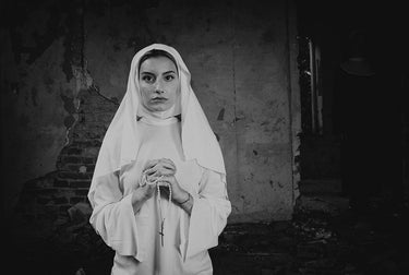 Feeling at Home praying fashion canvas art print by Goodhall Peter, featuring a detailed artistic depiction of a praying figure.