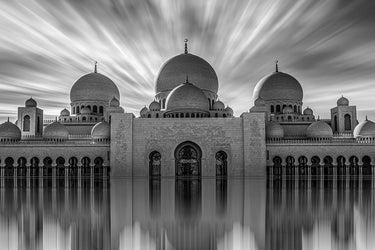 Canvas Art Print Sheikh Zayed Grand Mosque Photography subject by Szabo Attila Fine Art Print quality