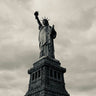 Feeling at Home God Bless America architecture canvas art print by Ziomek Witold, featuring patriotic building design on textured canvas.