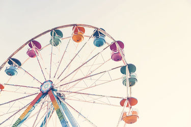 Canvas Art Print Ferris Wheel Still-Life subject by Storms Alyson Fine Art Print quality