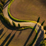 Canvas Art Print Curves Tuscan hills Photography subject by Baetsen Tom Fine Art Print quality