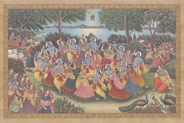Canvas Art Print Raas-leela Museum subject by Kravanja Jure Fine Art Print quality