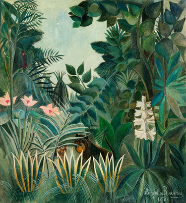 Canvas Art Print The Equatorial Jungle Landscape subject by Gulina Francesco Fine Art Print quality