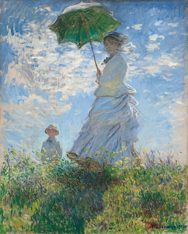 Canvas Art Print Women With Parasol Museum subject by Treechild Fine Art Print quality