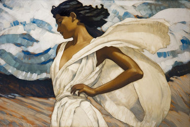 Canvas Art Print Summer Wind Coastal subject by Leijen Pim Fine Art Print quality