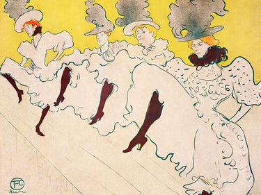 Fashion canvas art print titled Mademoiselle Églantines Troupe (1896) by Sozen Ozden, featuring elegant vintage fashion illustrations.