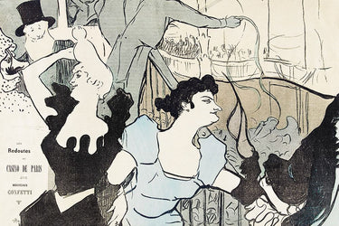Canvas Art Print Les Redoutes Du Casino De Paris (1892) Museum subject by Darzi Mike Fine Art Print quality