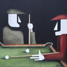 Canvas Art Print Billiards Abstract subject by Wozniak Tomasz Fine Art Print quality