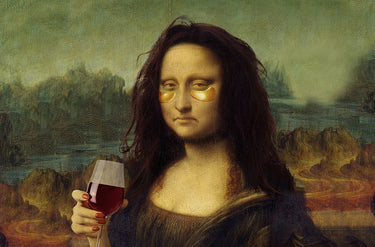 Canvas Art Print Monday Lisa drink after hours Humor subject by Treechild Fine Art Print quality