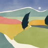 Canvas Art Print Windy Field Landscape subject by Gokhale Uma Fine Art Print quality