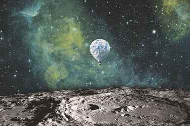 Canvas Art Print Hot-air balloon in space Photography subject by Ignacy Cembrzynski Fine Art Print quality