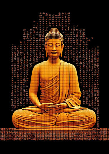 Canvas Art Print The Buddha Ethnic subject by Carniollus Brut Fine Art Print quality