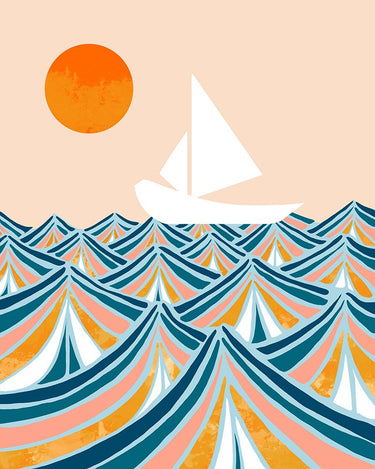 Canvas Art Print Set Sail Coastal subject by Loza Evgeny Fine Art Print quality