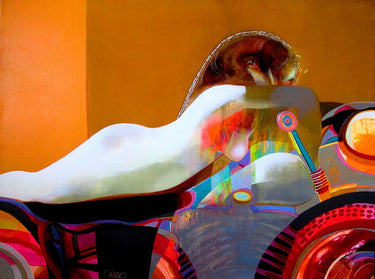 Canvas Art Print Slow Suzie Figurative subject by Degas Edgar Fine Art Print quality