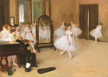 Canvas Art Print Dancing Class Museum subject by Smet Annelien Fine Art Print quality