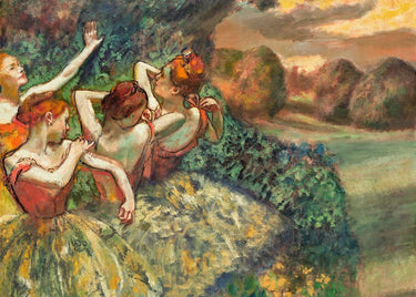 Canvas Art Print Four Dancers Museum subject by Alpenglow Fine Art Print quality