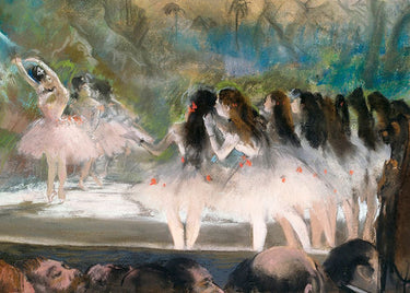 Canvas Art Print Ballet At the Paris Opera Music-Dance subject by Kuryliuk Mykola Fine Art Print quality