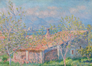 Canvas Art Print Gardeners House At Antibes 1888 Landscape subject by Bolgov Ruslan Fine Art Print quality
