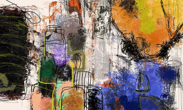 Canvas Art Print In Da Ghetto Abstract subject by Black Carol Fine Art Print quality
