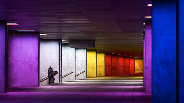 Canvas Art Print Rainbow Photography subject by Dan Ciupureanu Fine Art Print quality
