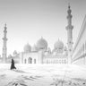 Canvas Art Print Sheikh Zayed Mosque Photography subject by Kiyota Daisuke Fine Art Print quality