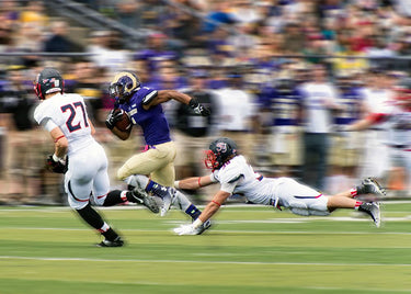 Canvas Art Print Football Catch me Figurative subject by Eisenmann Ulrike Fine Art Print quality