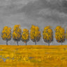 Canvas Art Print Trees in a field Abstract subject by Jardine Liz Fine Art Print quality