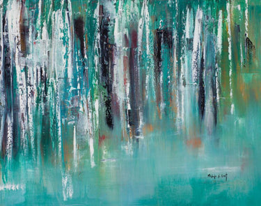 Canvas Art Print Reflection on the Pond Abstract subject by Copenhaver Trevor Fine Art Print quality