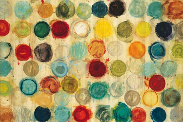 Canvas Art Print Successful Rotation colored circles Abstract subject by Ridgers Lisa Fine Art Print quality