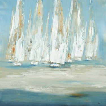 Canvas Art Print Regatta Abstract subject by Ridgers Lisa Fine Art Print quality