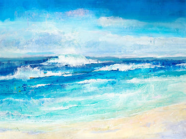Canvas Art Print Sand, Water, Sky Coastal subject by Hochstatter Kelsey Fine Art Print quality