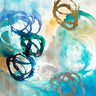 Canvas Art Print Bounce I Abstract subject by Nari K. Fine Art Print quality