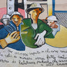 Canvas Art Print Orgosolo miners life murals Photography subject by Saiu Giovanni Fine Art Print quality