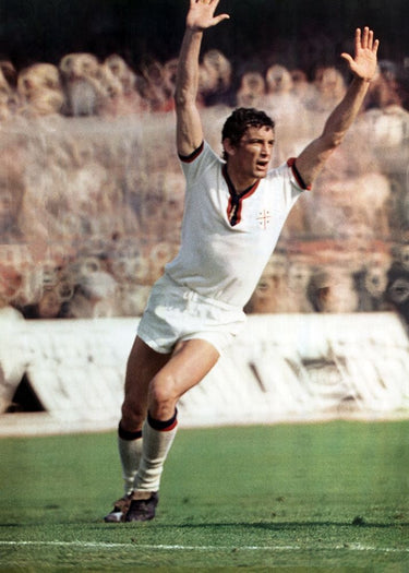 Canvas Art Print Gigi Riva Football player Figurative subject by Archivio Fine Art Print quality