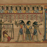 Canvas Art Print Egyptian Papyrus with Pharaoh Figurative subject by Archivio Fine Art Print quality